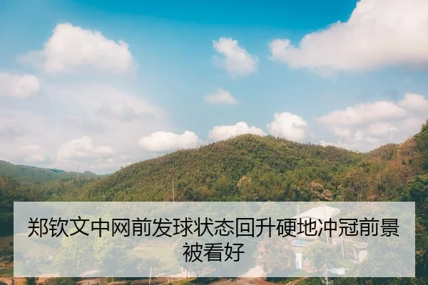 郑钦文中网前发球状态回升硬地冲冠前景被看好（MilanSportsAPP）